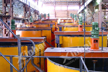Double Impellers Leaching Agitation Tank