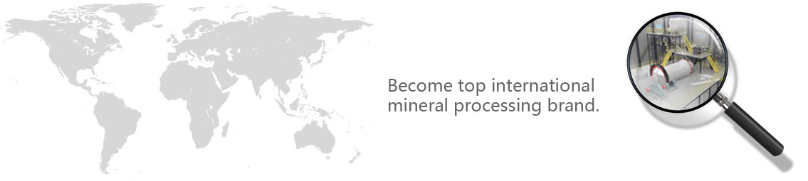 Become a leading international mineral processing brand