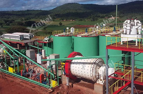 Africa 700tpd gold processing plant