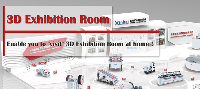 3D Exhibition Room designed by Xinhai 3D technical specialists Launched